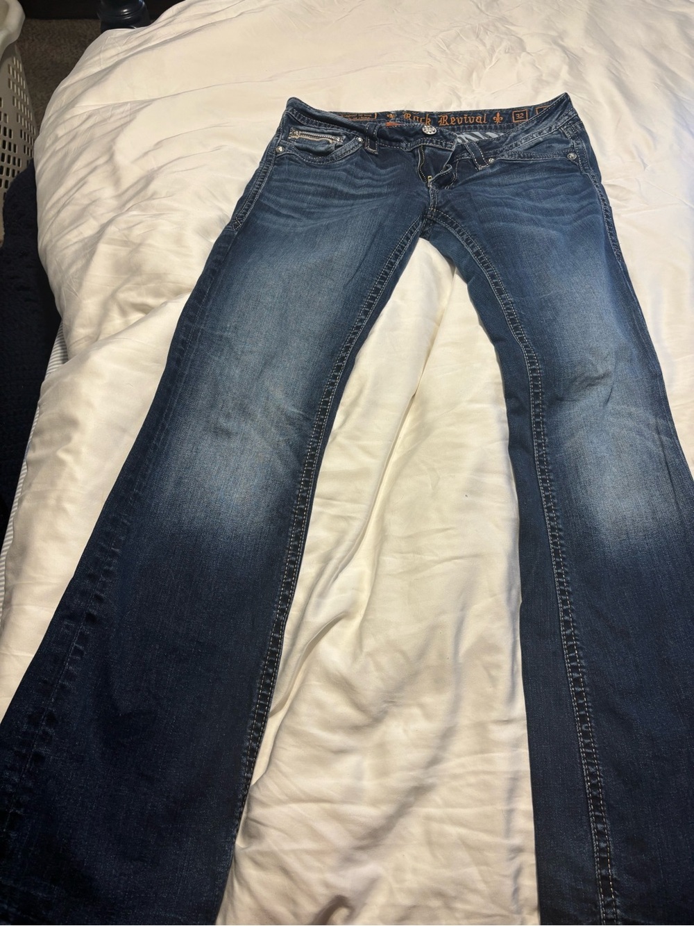 Rock Revival Blue Bootcut Jeans